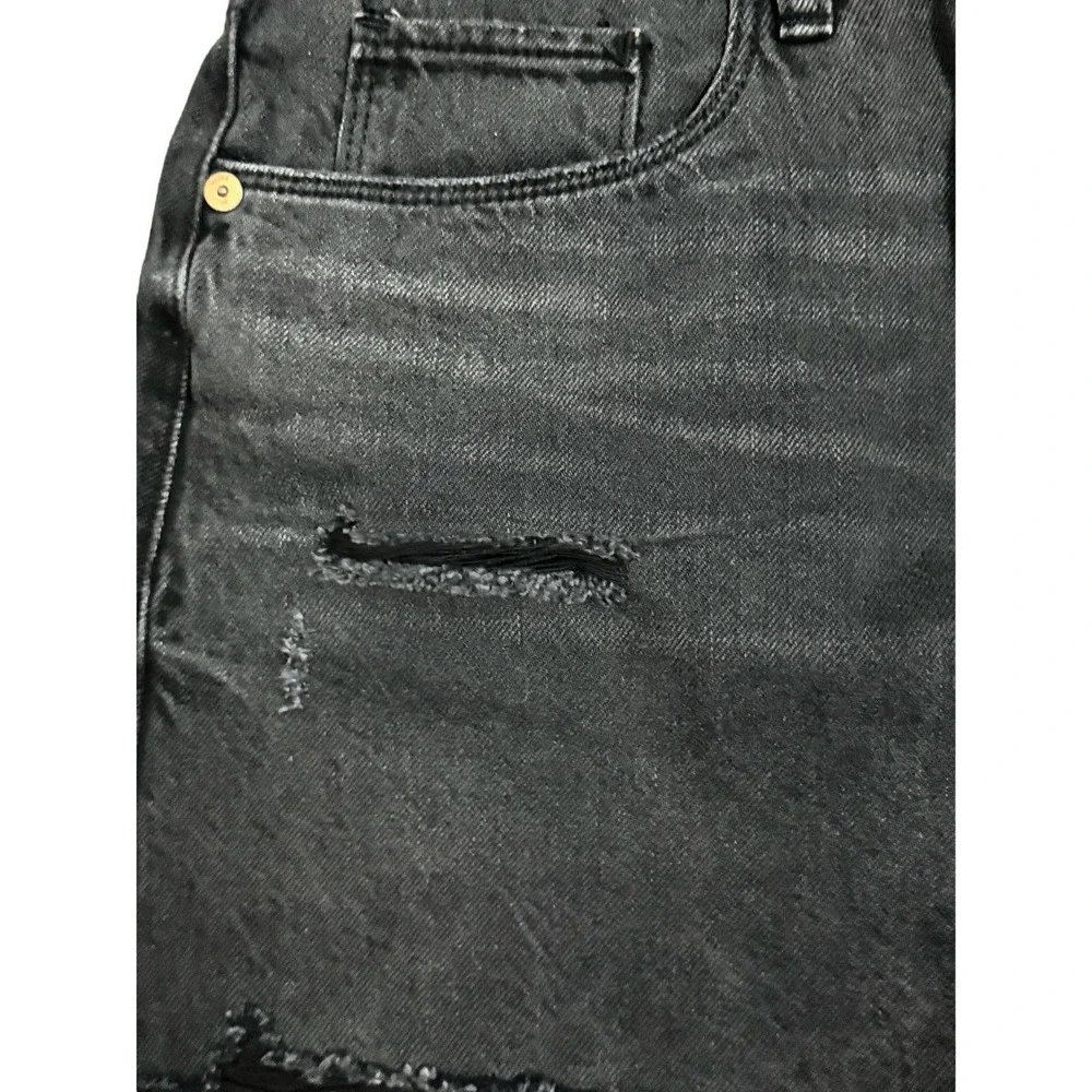 NWT Blanknyc The Reeve High Rise Ribcage Short Black Women's Size 26 - Picture 4 of 8